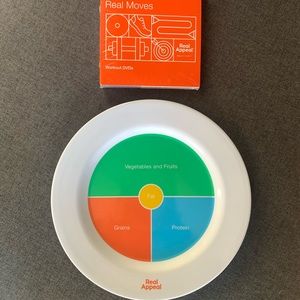 NWT REAL APPEAL WORKOUT DVDs + portion control plate